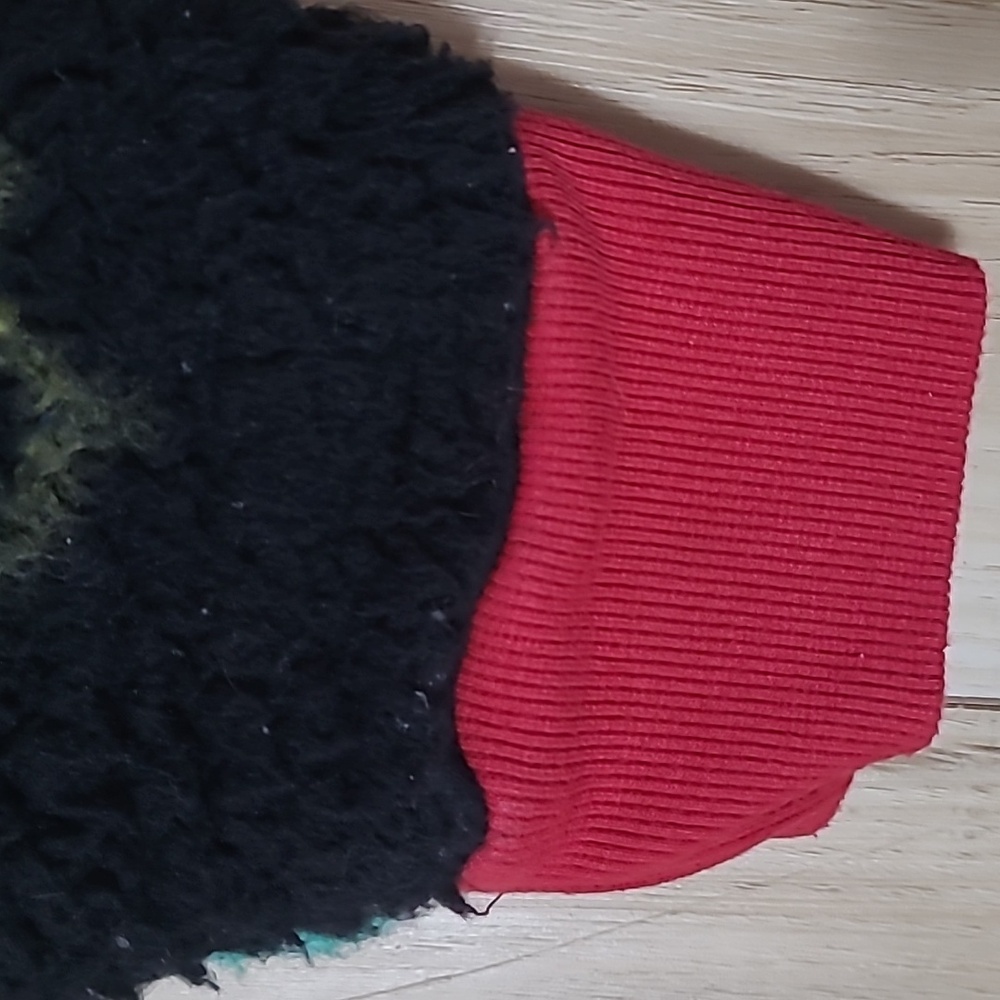 Disney Multicolor Starwars Sherpa  Sweater with Red Trim Soze Xs - Picture 4 of 6